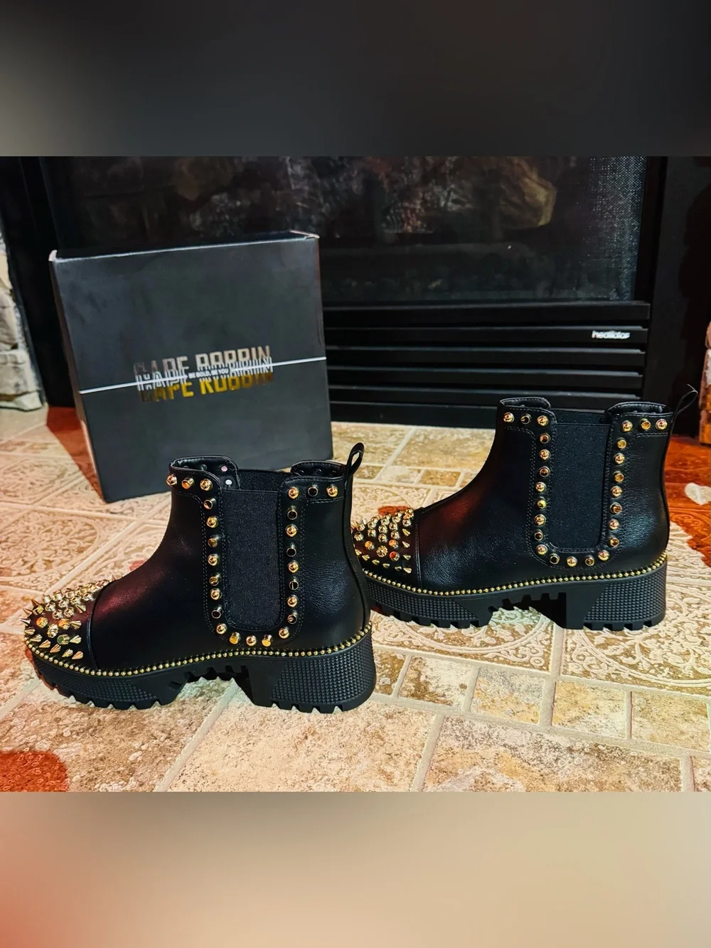 Cape Robbin black leather
